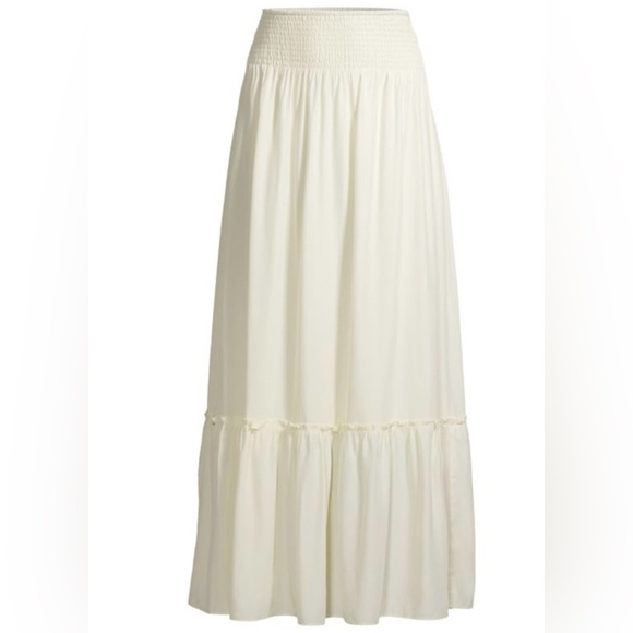 WeWoreWhat Dresses & Skirts - WeWoreWhat | Tiered Ivory Ruffle Maxi Skirt (M)